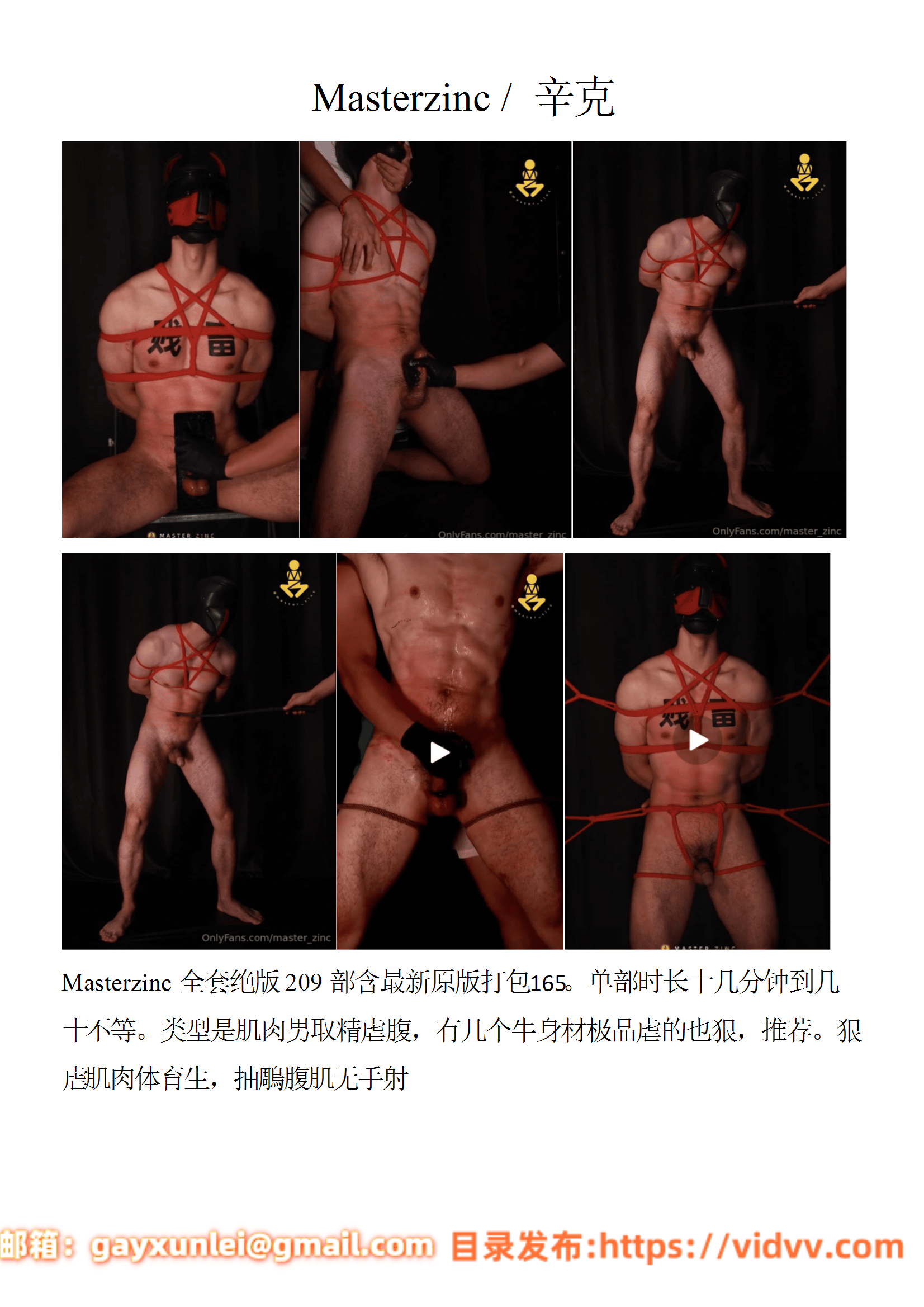 QJ166-Masterzinc 辛克【$165】【部数：165部】